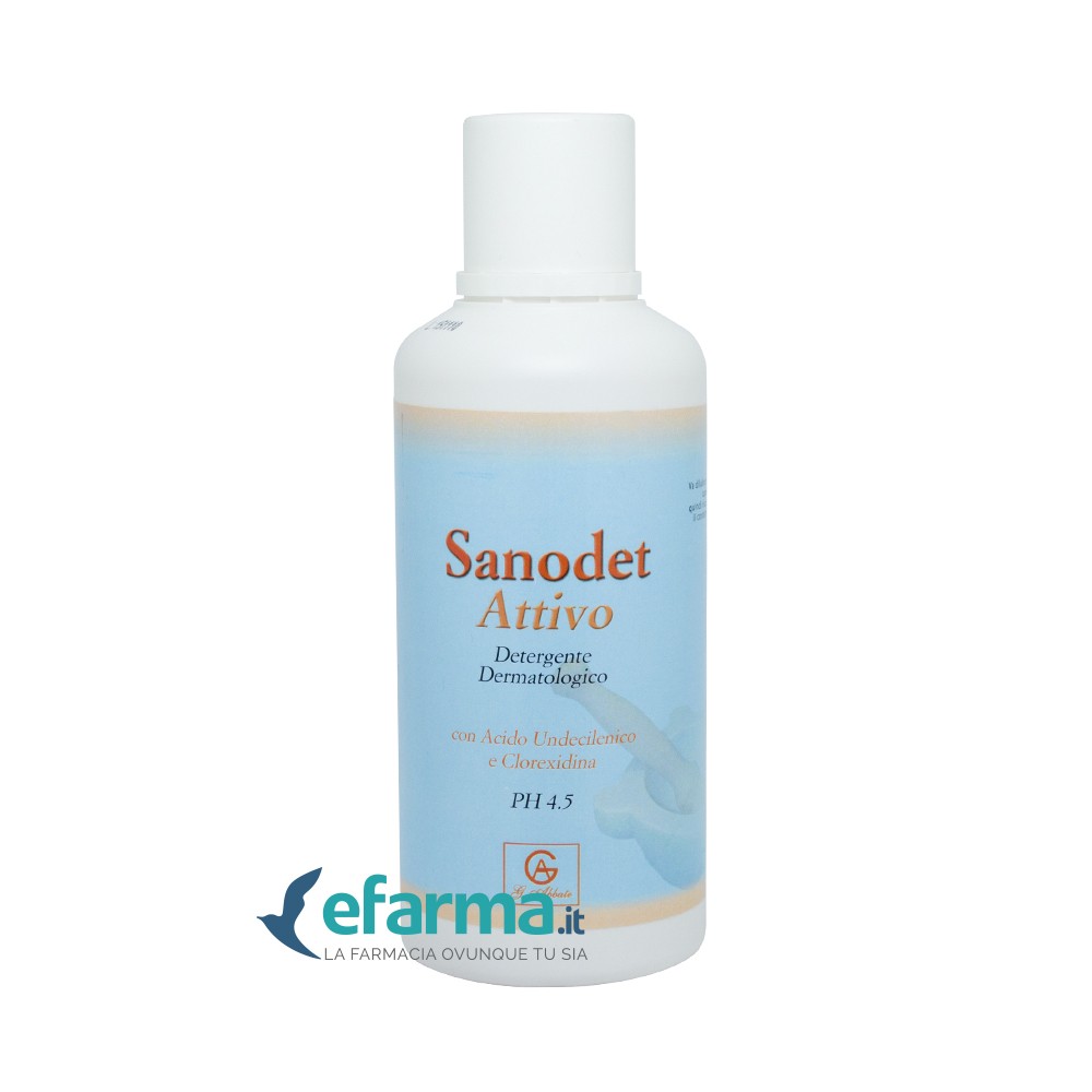 sanodet attivo shampoo doccia detergente viso corpo e capelli