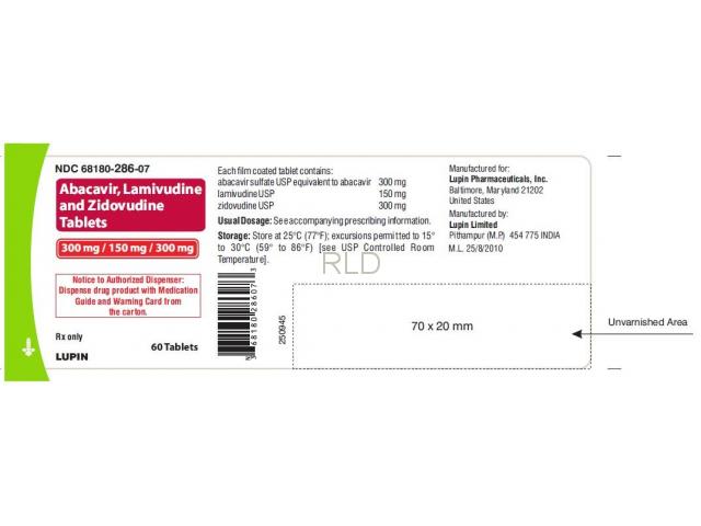 ABACAVIR SULFATE, LAMIVUDINE AND ZIDOVUDINE