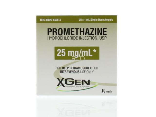 Promethazine 25mg/ml 1ml SDA - Box/25