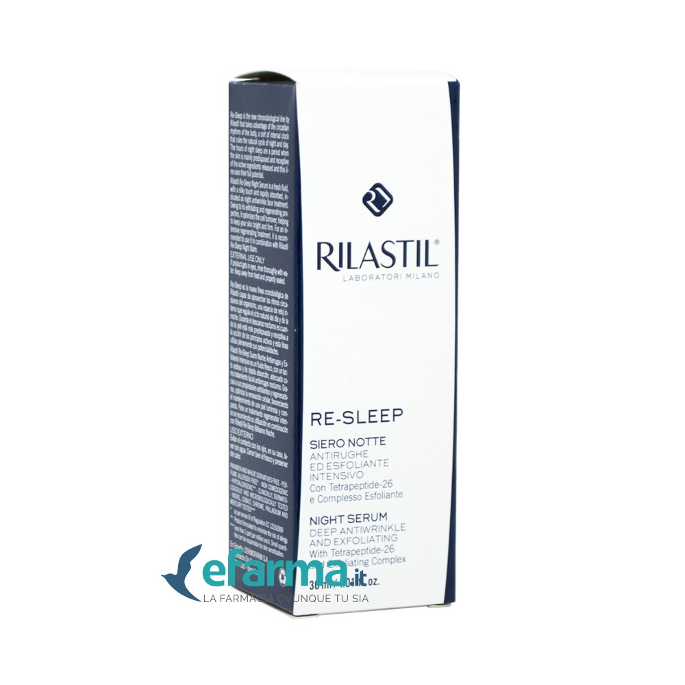 Rilastil Re-Sleep Siero Notte Antirughe Viso 30 Ml