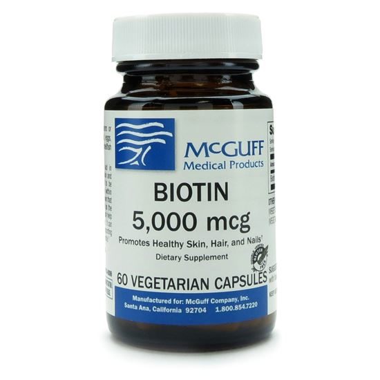 参比制剂,进口原料药,医药原料药 Biotin, 5mg, 60 Capsules/Bottle