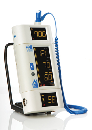 ADC Adview 9000 Systems # 9000Bps - Blood Pressure (Bp) Unit, Spo2 & Rechargeable Battery, Ea